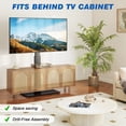 thumbnail image 6 of RTVR Swivel Floor TV Mount Stand for 32 to 75 inch Flat Screens up to 110 lbs,  Modern Adjustable TV Stand Pole, Max VESA 400x400mm, 6 of 11