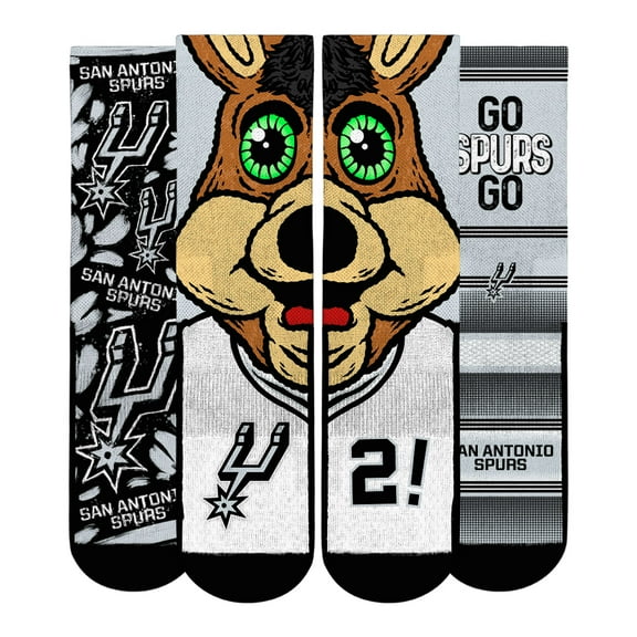 Unisex Rock Em Socks  San Antonio Spurs Fan Favorites Three-Pack Crew Socks Set