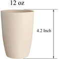 thumbnail image 6 of Unbreakable Wheat Straw Mugs - Set of 5 Reusable Drinking Cups - Dishwasher Safe, 6 of 7