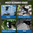thumbnail image 5 of LMTODLFG 118Leds Solar Lights Outdoor Clip Motion Sensor Lights Security Light 3 Modes, 3 Color Temperature, Solar Powered, USB Charging, 5 of 9