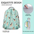 thumbnail image 5 of German Shepherd Dog and Music Backpack for School,Cute School Bag,Schoolbag with Adjustable Shoulder Straps & Padded Back,15.3"x11"x7.1".﻿, 5 of 6
