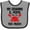 Heather and Black, variant on Inktastic My Grammy and Pops Love Me Grandson Crab Boys or Girls Baby Bib