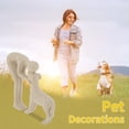thumbnail image 2 of Unique Bargains Dog Statue Decorations Cute Dog Decor for Office Living Room Bedroom Home Brown, 2 of 7