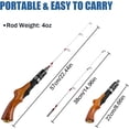 thumbnail image 3 of OROOTL Ice Fishing Rod Portable Lightweight Spinning Rod Ice Fishing Pole Winter Ice Fishing Gear for Trout Walleye Perch Panfish Crappie, 3 of 6