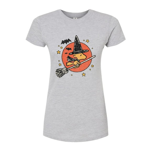 Peanuts - Woodstock Witch - Juniors Fitted Graphic T-Shirt