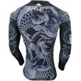 thumbnail image 2 of Gruff Combat Rash Guards Grappling MMA UFC Fighting Style Shirt, Fight Wear for Men and Women Long Sleeves, 2 of 6