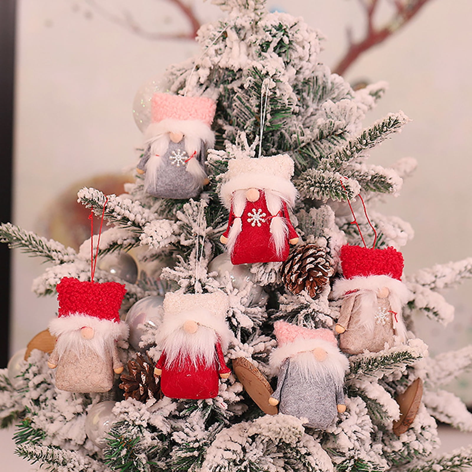 6pcs Christmas Xmas Tree Hanging Ornaments Decorations Home Party Supplies New 