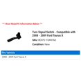 thumbnail image 2 of Turn Signal Switch - Compatible with 2008 - 2009 Ford Taurus X, 2 of 2