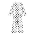 thumbnail image 5 of HAiming Plus Size 2 Piece Sets for Women Polka Dot Long Sleeve Tops Wide Leg Pants with Pockets Loose Lounge Sets, 5 of 6
