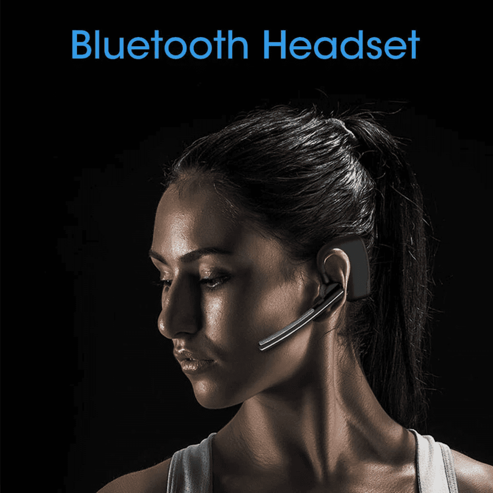 E EYAFA Wireless Bluetooth Walkie Talkie Headset Earpiece Microphone PTT Two Way Radio for Kenwood KPG/Kenwood TH/Kenwood TK/BAOFENG/HYT