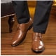 thumbnail image 4 of Zapatos de otoño para hombre Zapatos de vestir de cuero Zapatos casuales de negocios para hombre Con cordones y punta, 4 of 6