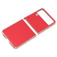 thumbnail image 2 of Funda de cuero plegable para teléfono, resistente a los arañazos, ajuste perfecto, funda protectora para teléfono Samsung Galaxy Z Flip4, color rojo, 2 of 12