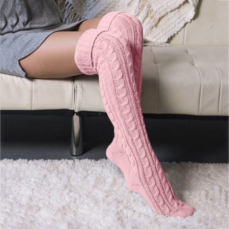 

8 pairs * Girls Ladies Women Thigh High OVER the KNEE Socks Long Cotton Stockings Warm dress socks for men