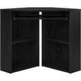 Mainstays Corner Computer Desk, Black Oak