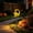 A, variant on Halloween Solar Skull Stake Lights, Outdoor Waterproof LED Skull Garden Lights With Rose Design, Solar Powered Ground Lamp For Yard Cemetery Pathway Front Porch Lawn Halloween Party Decor