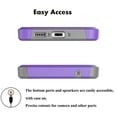 thumbnail image 3 of Taxfox Shockproof Silicon Plastic Bumper Cell Phone Case for Moto G Play, Purple, 3 of 16