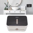 thumbnail image 4 of Toilet Paper Roll Box Cover, Waterproof Bathroom Tissue Holder Fashionable Punch Free For Home For Laundry Room ANGGREK Otros, 4 of 8