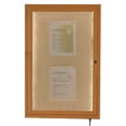 thumbnail image 4 of AARCO Products LWL3624C Indoor-Outdoor Display Case with Wood Look Finish and LED Lighting, 4 of 7