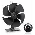 thumbnail image 1 of ZHAOCHENG Ventilador de estufa, Everenty de 6 aspas, 50 °C, arranque silencioso, ventilador para estufa de leña, ventilador térmico para chimenea, ventilador para estufa, ventilador para chimenea, est, 1 of 5