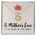 thumbnail image 3 of To My Mom A Mothers Love is The Heart of The Family Infinity Knot Necklace Message Card, 3 of 17