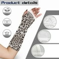 thumbnail image 7 of Jiueut Leopard Print Arm Cast Cover Arm Cast Sleeve with Thumb Cover Washable Cast and Bandage Protector Cast Protector for Shower Arm Adult Size S Hand Cast Cover, 7 of 7