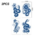 thumbnail image 2 of Tatuajes semipermanentes, pegatinas de tatuaje de 8 hojas, tatuajes de 1-2 semanas para adultos, hombres, mujeres, niñas y niños, 2 of 6