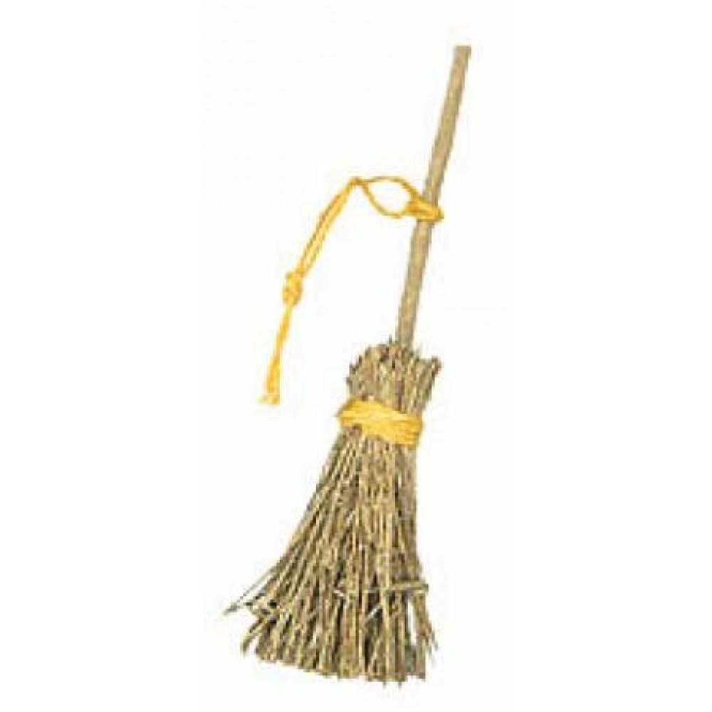 3" Mini Natural Craft Brooms Perfect for Wedding Favors or for Crafting 3 Packages of 4 (12