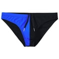 thumbnail image 2 of TANBOM Men's Sexy Drawstring Triangle Swim Trunks Lightweight Polyamide Comfortable Black L, 2 of 6