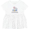 thumbnail image 3 of Inktastic My Poppy Loves Me to the Moon and Back Elephants in Clouds Girls Baby Dress, 3 of 5