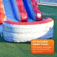 thumbnail image 5 of JumpOrange Titanium Commercial Grade Inflatable Water Slide with Splash Pool | for Adults and Kids | Includes Blower, Stakes and Storage Bag | 15-Foot Tall x 28-Foot Long x 13-Foot Wide, 5 of 9