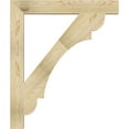 thumbnail image 3 of Ekena Millwork 4"W x 32"D x 38"H Olympic Block Rough Sawn Bracket, Douglas Fir, 3 of 4