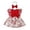 Red, variant on REDARER Baby Girls' Embroidered Tulle Dress with Flutter Sleeves & Matching Bow Headband, Sleeveless Holiday Party Princess,3-6 Months