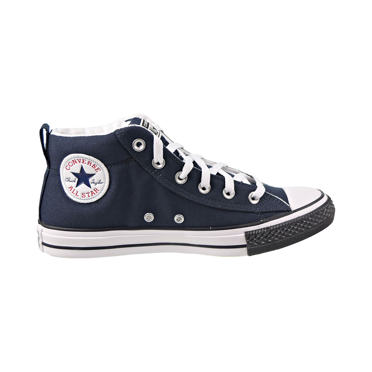 Converse Chuck Taylor All Star Street Mid Men's Shoes Dark Obsidian-White-Black 166337f - image 1 of 6