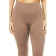 thumbnail image 5 of Women's Plus Size Banded Waist Leggings with Fleece Lining, 5 of 7