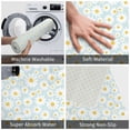 thumbnail image 4 of Bingfone Daisies Flowers Door Mat 16"x24" Front Entrance Non-Slip Low Profile Washable for Entryway, 4 of 7