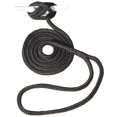 thumbnail image 1 of Invincible Marine 15-Foot Double Braid Nylon Dock Line, 1/2-Inch by 15-Feet, Black, 1 of 3