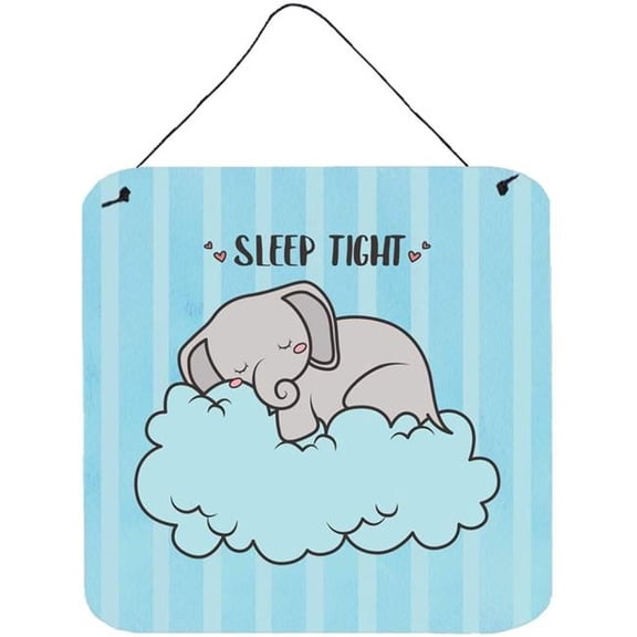 Nursery Sleep Tight Elephant Wall or Door Hanging Prints