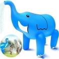 thumbnail image 5 of IM Beauty Elephant Sprinkler for Kids Outdoor Play, Inflatable Elephant Sprinklers for Outside, Backyard Water Fun Blow Up Unicorn Sprinkler for Yard, Unicorn Sprinklers Inflatable Water Toys, 5 of 9