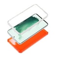 thumbnail image 3 of SaniMore for Samsung Galaxy S22 6.1" 2022 Csae, Crystal Solid Color Rugged Backplane for Women Girls Shockproof TPU Bumper Drop-proof Slim Lightweight Case for Galaxy S22 6.1 inch 2022, Orange, 3 of 7