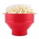 thumbnail image 2 of Popcorn Bowl Micro Bowl de Silicona para Palomitas de Maíz - Plegable rojo, 2 of 5