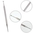 thumbnail image 4 of Dual Head Facial Reflexology Tools Stainless Steel Manual Acupuncture Pen Portable Body Point Probe Massage Tool, 4 of 5