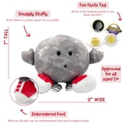 Celestial Buddies Mercury Stuffed Planet Plush Solar System Space Toy Age 0+