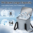 thumbnail image 4 of Ice Machine for Knee Cold Water Circulation Bucket (with Timer), Portable Knee Recovery Cooling Machine, Knee Rehabilitation System, Equipped with Shoulder, Hip, and Ankle Compression Pads, 4 of 9