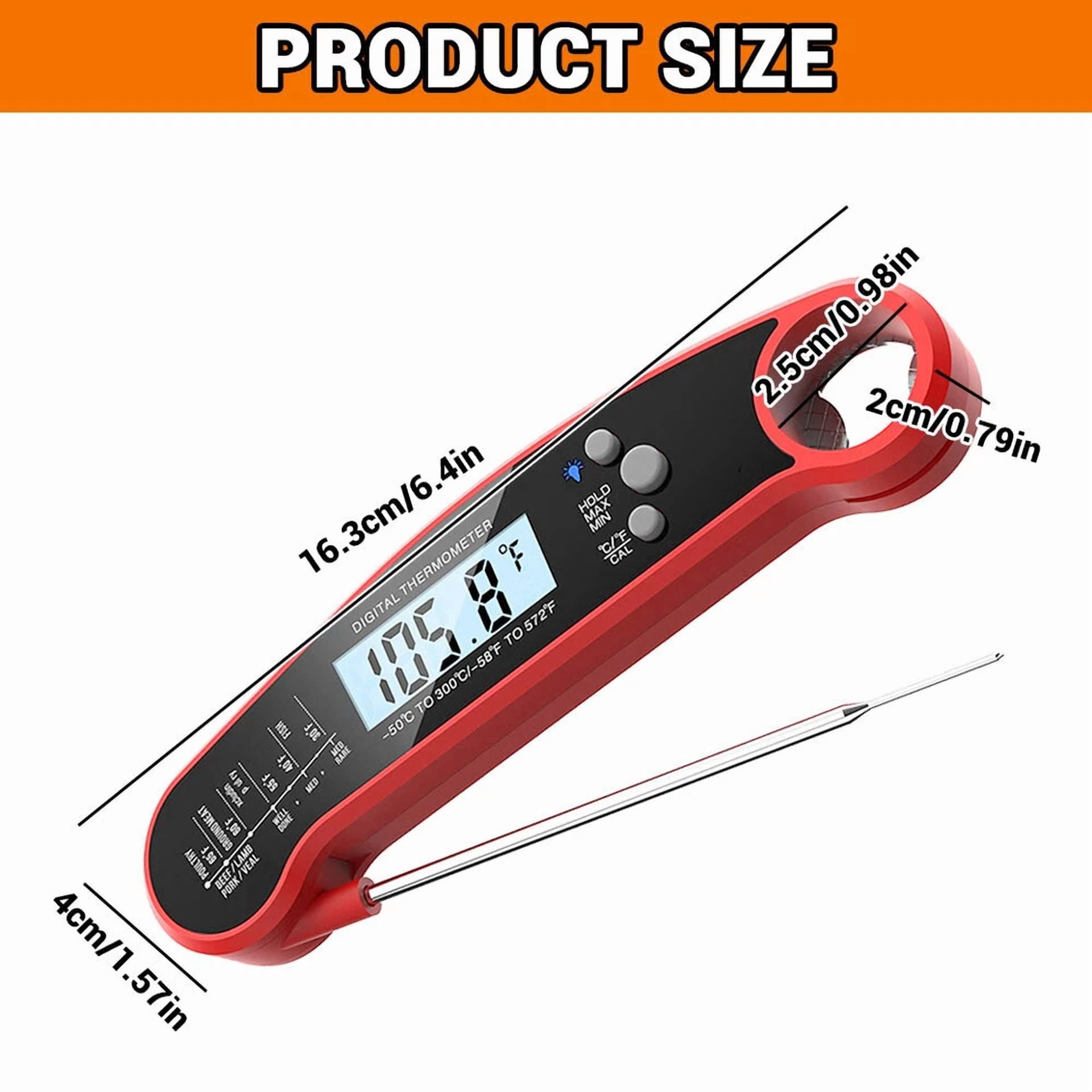 BUTTERFLY- Royal Gourmet Instant Read Meat Thermometer Kitchen Cooking Food Foldable Turkey