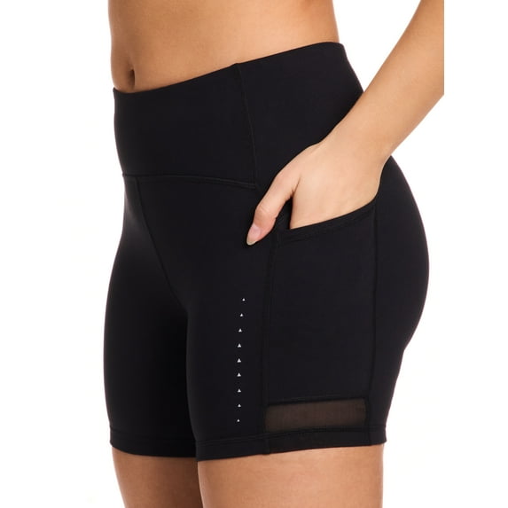 Reebok Women's On the Run High Rise Bike Shorts, Sizes XS-XXXL