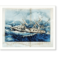 thumbnail image 2 of Historic Framed Print, A Clipper ship in a hurricane, 17-7/8" x 21-7/8", 2 of 9