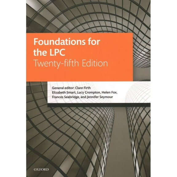 Legal Practice Course Manuals: Foundations for the Lpc (Paperback)