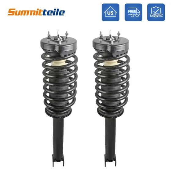MOSTPLUS 2PCS Front Side Complete Strut & Coil Springs for 2005-2010 Chrysler 300 RWD V8