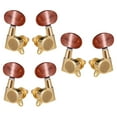 thumbnail image 4 of Clavijas de afinación de guitarra universales Afinadores de cabeza de máquina, perillas Teclas de afinación Afinadores de bloqueo cerrados Perilla Sunnimix Clavijas, 4 of 8