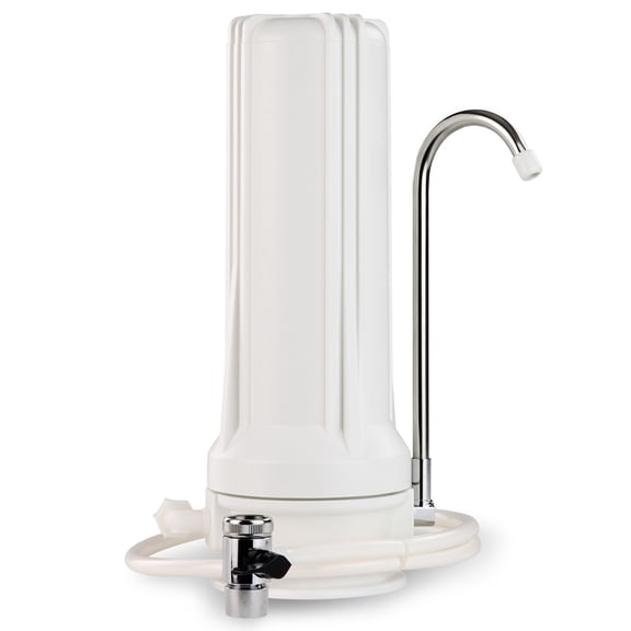 iSpring Countertop Water Filter CKC1C/CKC1 ,filter cartridge included White